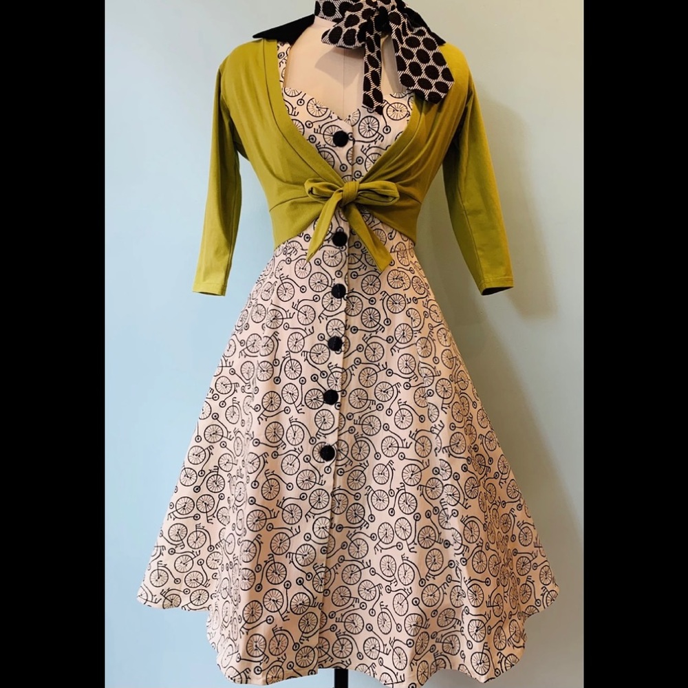 Eva rose bicycle dress.